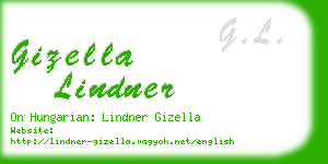 gizella lindner business card